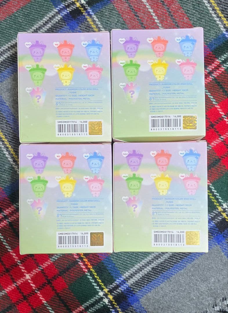 未開封　NCT COLOR WISH DOLL　ユウシ　4個セット&トレカ