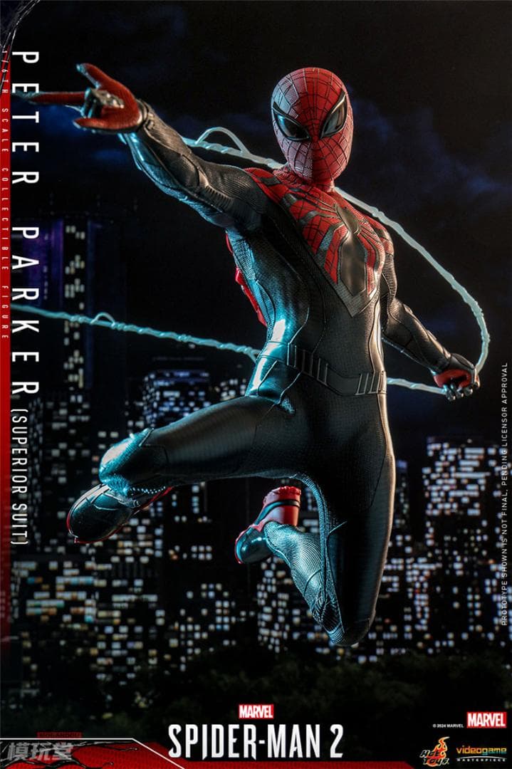 ホットトイズSpider man スパイダーマン スーペリア・スーツ VGM61