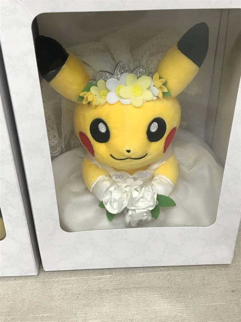 未開封品　ピカチュウ　ウエディング　ぬいぐるみ　2体　ポケモンセンター