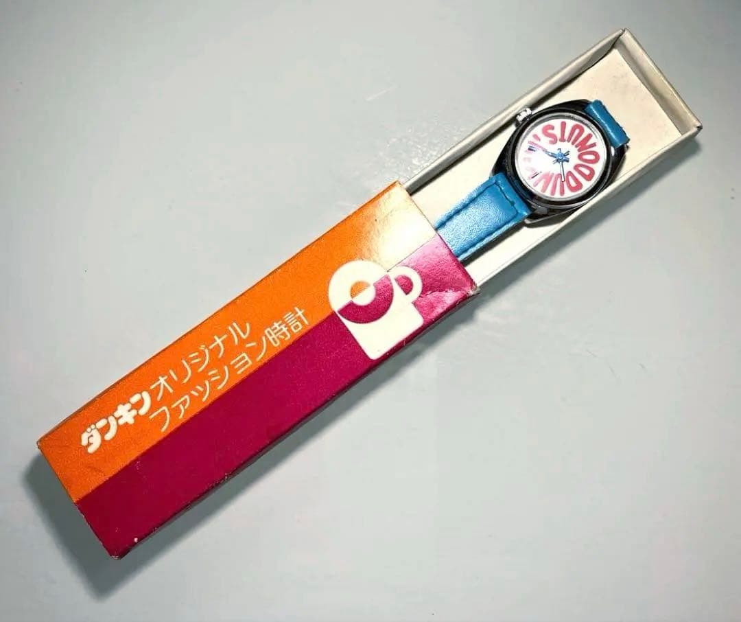 【レア未使用】サイケデリック❗️ダンキンドーナツ オリジナル腕時計 ノベルティ