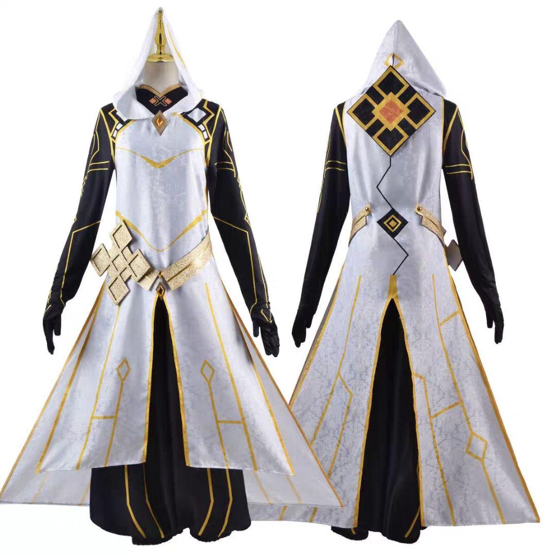 原神 モラクス 鍾離 コスプレ衣装 高級感フルセット 新品未開封