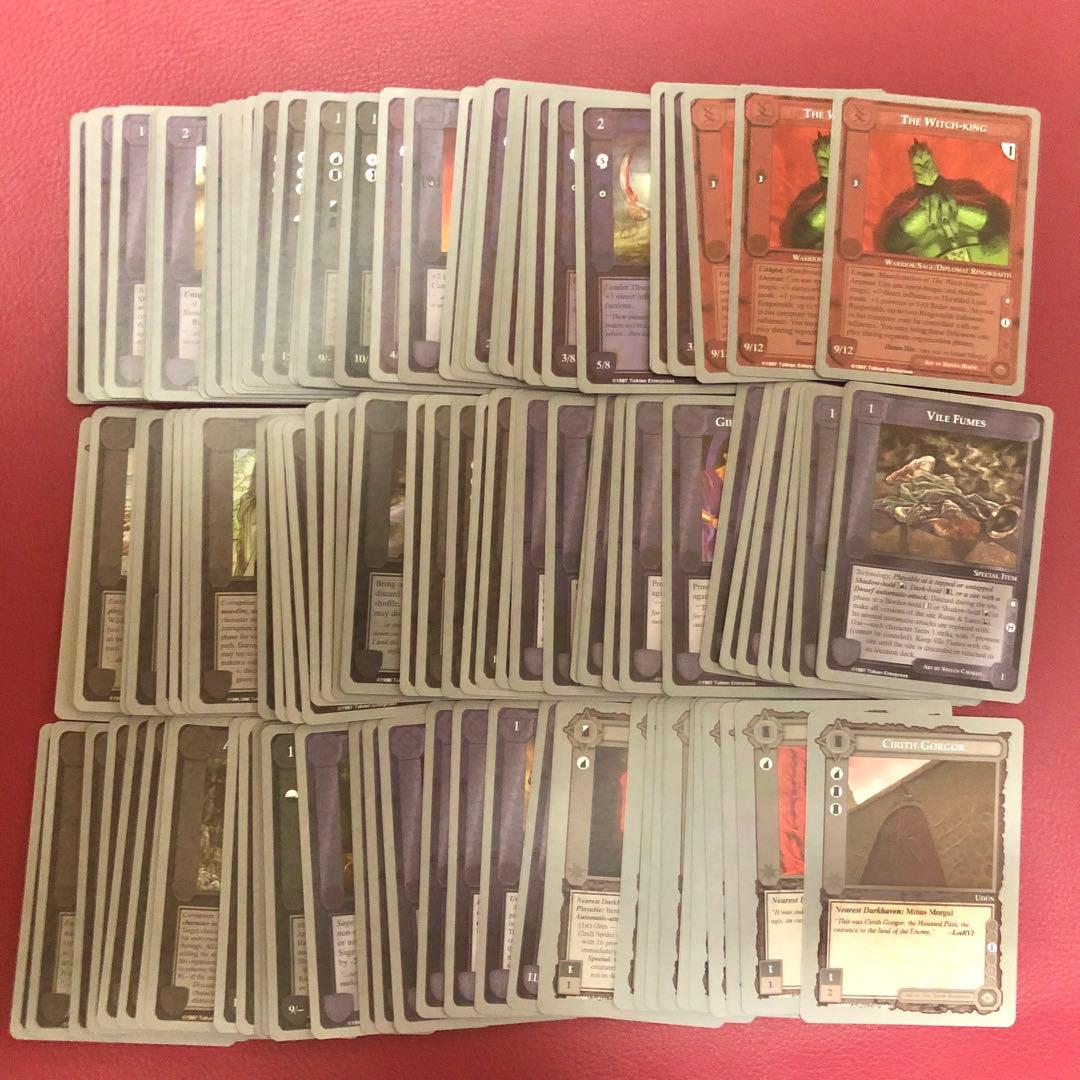 ミドルアース　カード　チャレンジデッキI ccg コンプ　指輪物語　希少