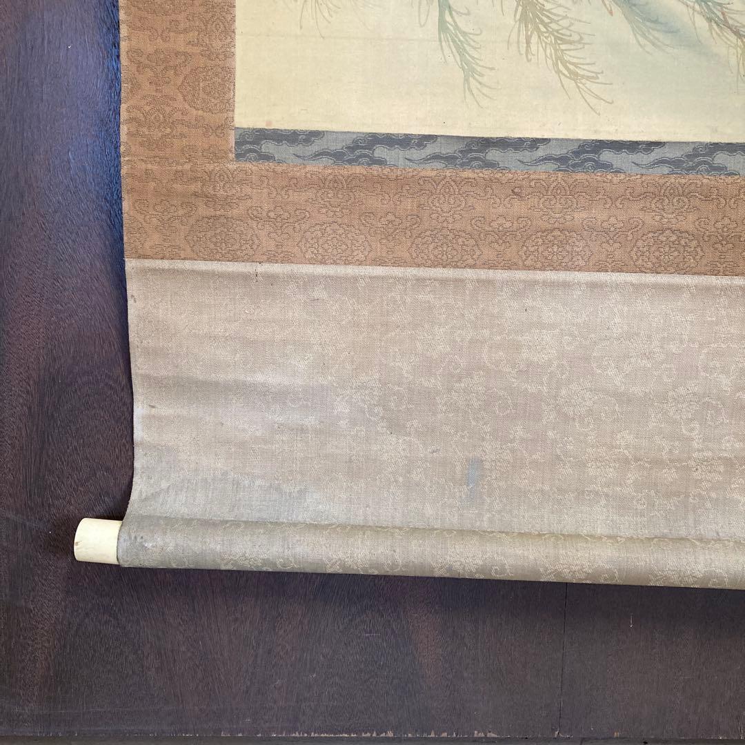 掛け軸 掛軸 軸装 日本画 墨彩画 水墨画 東洋美術 古美術 骨董 骨董品 古物