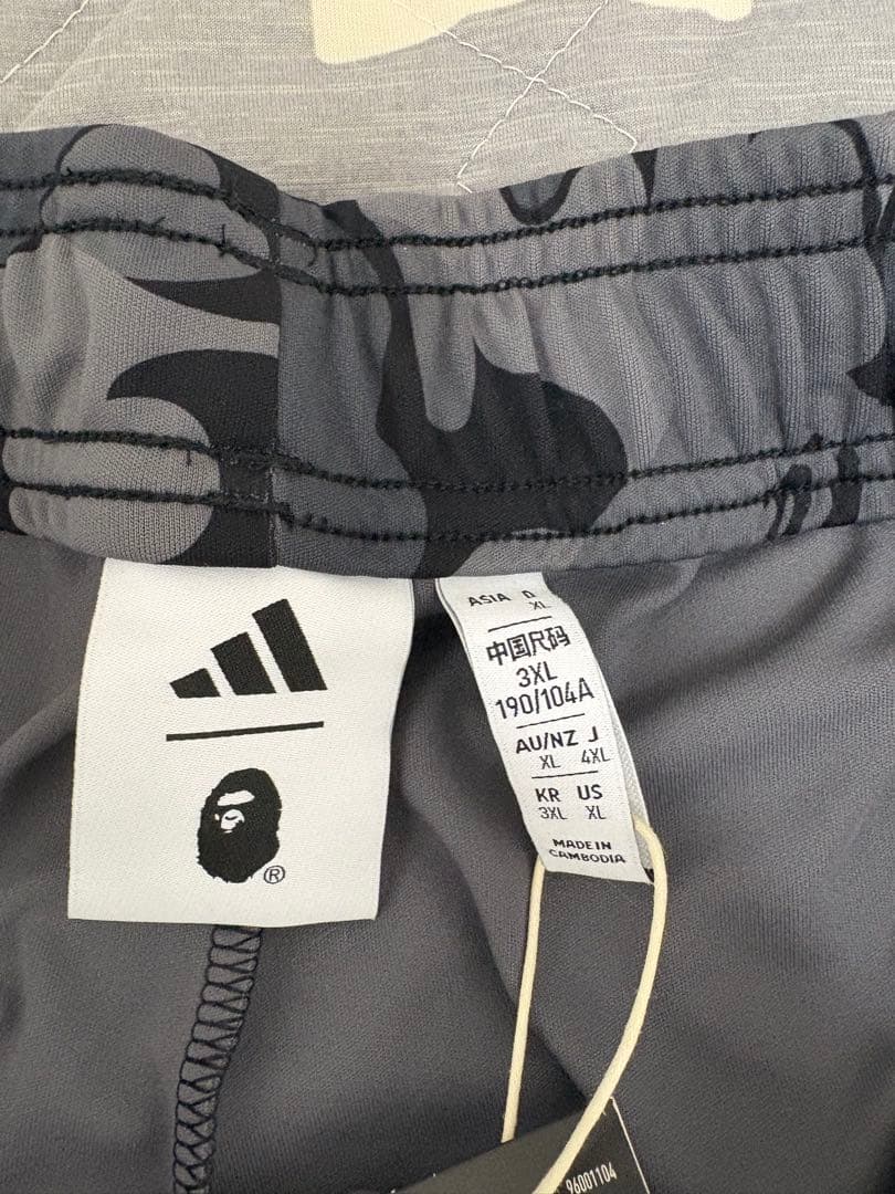 新品4XL！adidas x A BATHING APE FB SHORTS黒