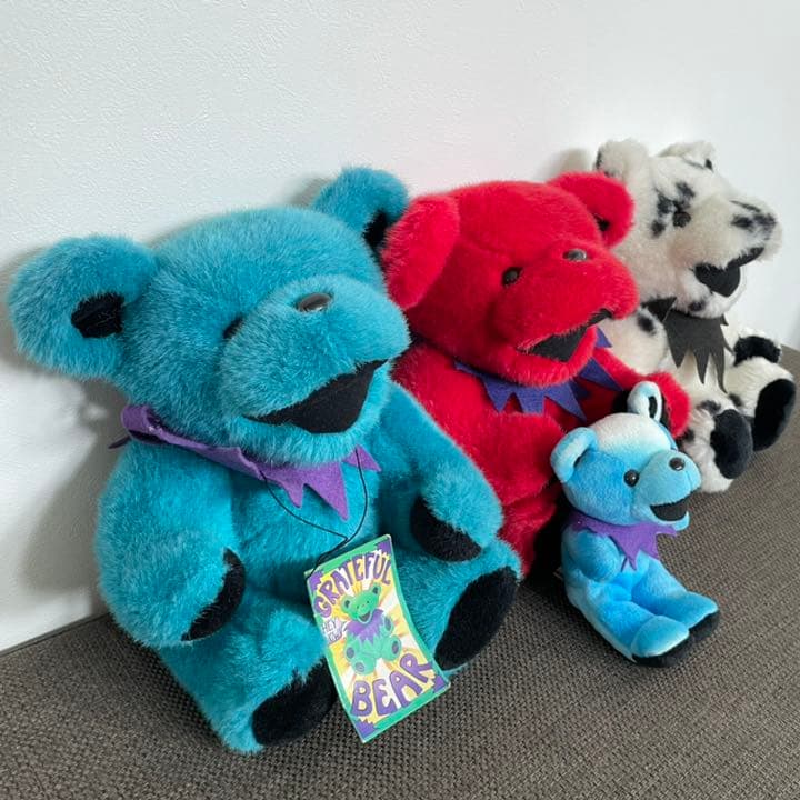 ♦︎レア♦︎ヴィンテージ♦︎ グレイトフルデッドベア　ぬいぐるみ　セット