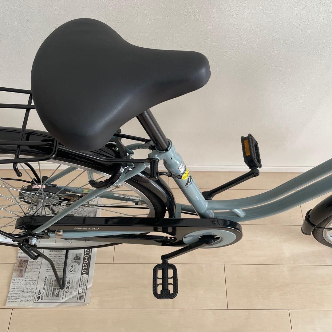 26インチ　自転車 シティサイクル 前カゴ付き