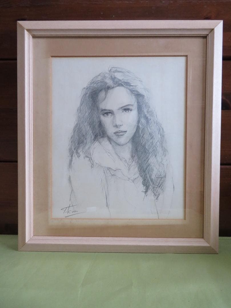 ◆ 黒川達也　「少女像」　師：宮永岳彦　◆