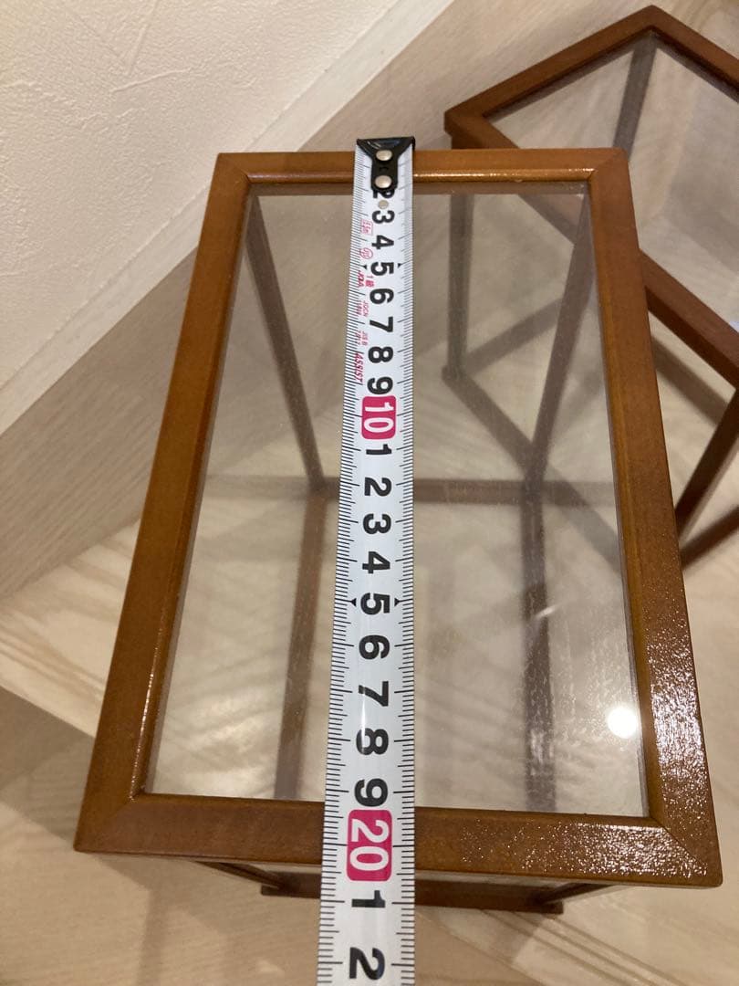 レトロ　ガラスケース 2個セット
