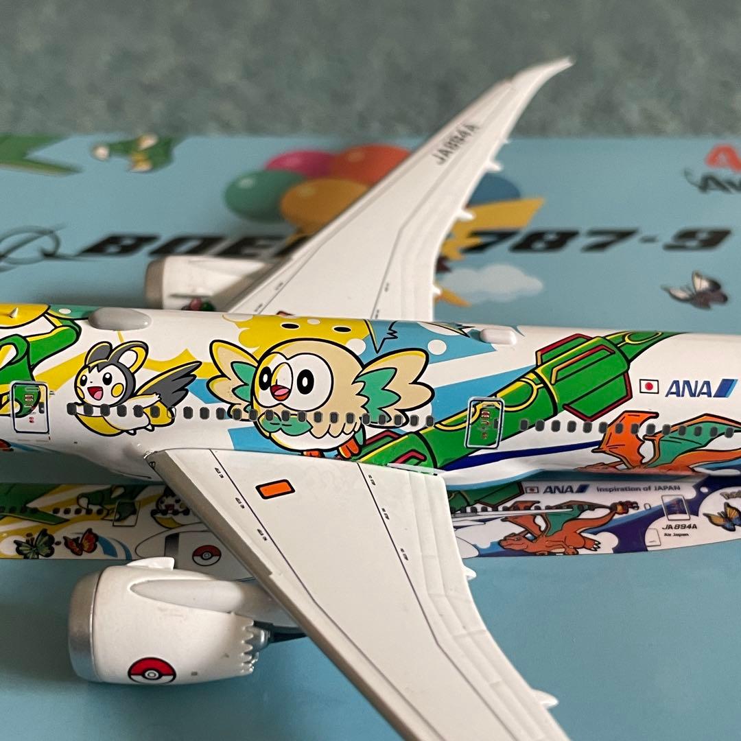 ANA 全日空 787-9 ポケモン ピカチュウジェット AV スタンドt付き