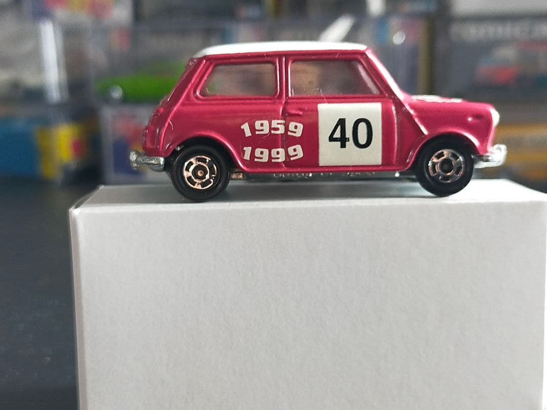 青箱トミカMiniCooper40thTraffic happybirthday