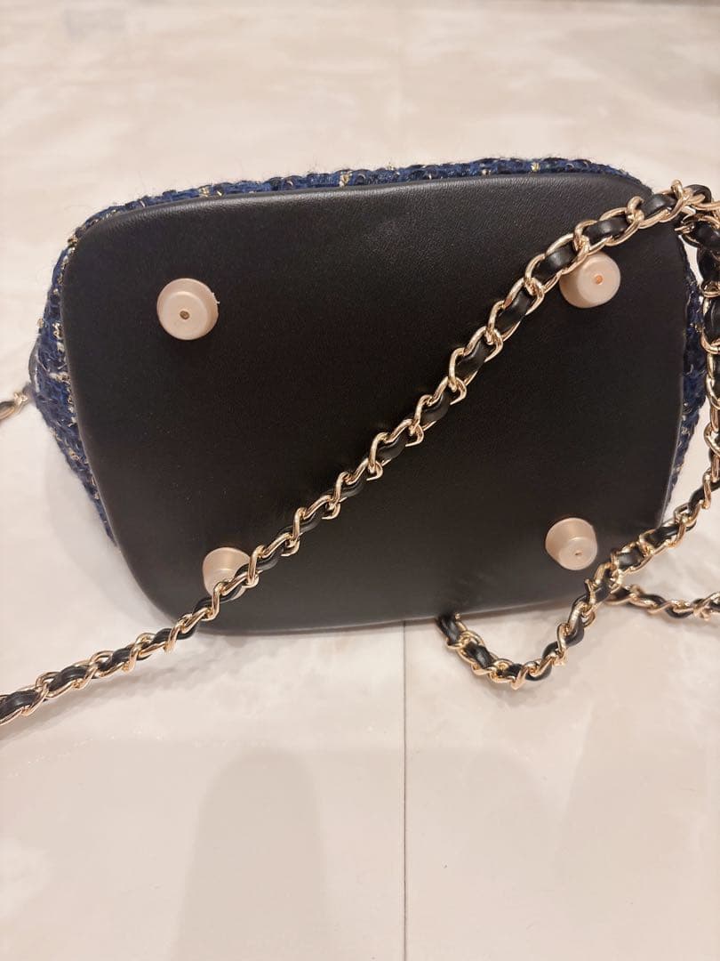 CHANELノベルティ ツィード ショルダー巾着