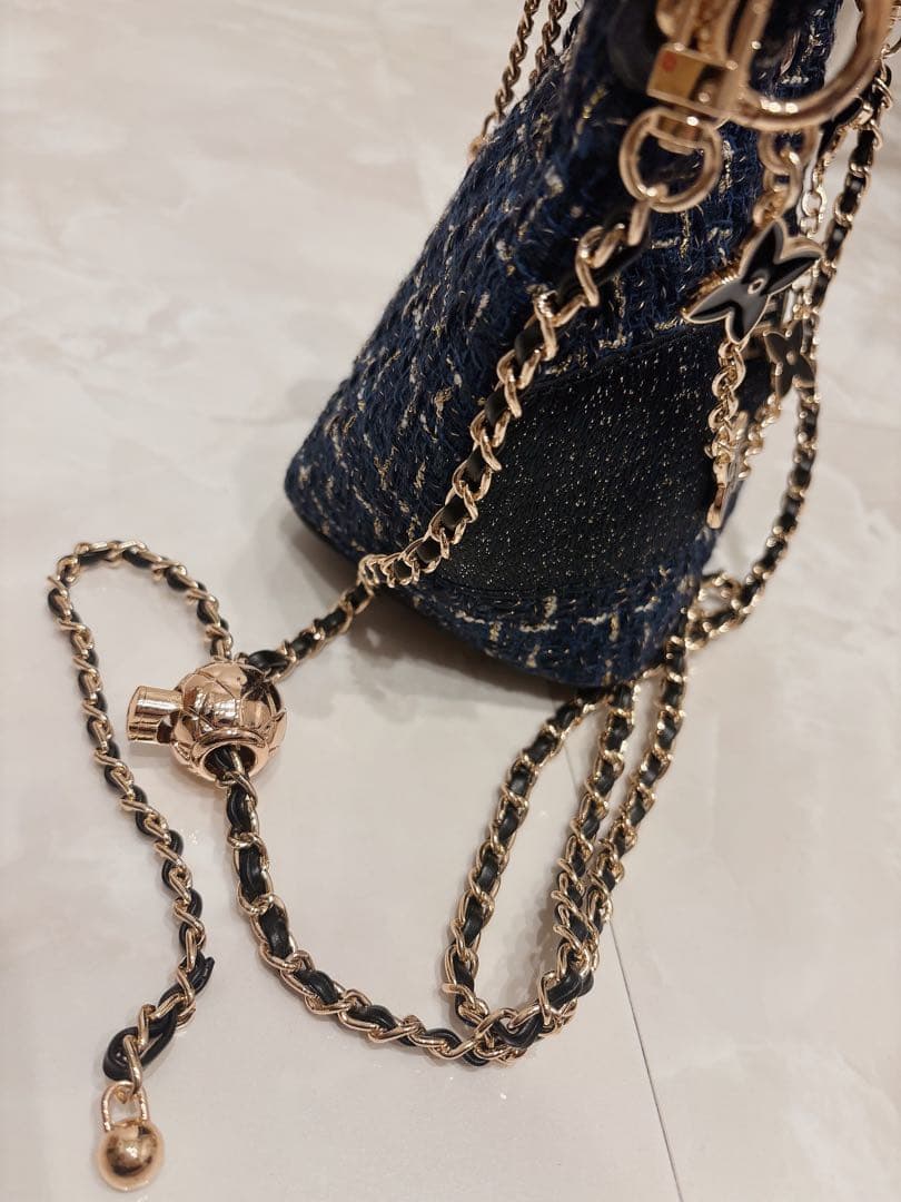 CHANELノベルティ ツィード ショルダー巾着