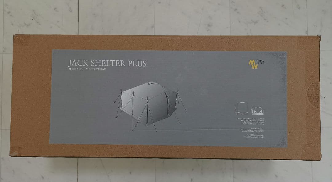 未使用品 ミニマルワークス ジャックシェルター プラス ブラック