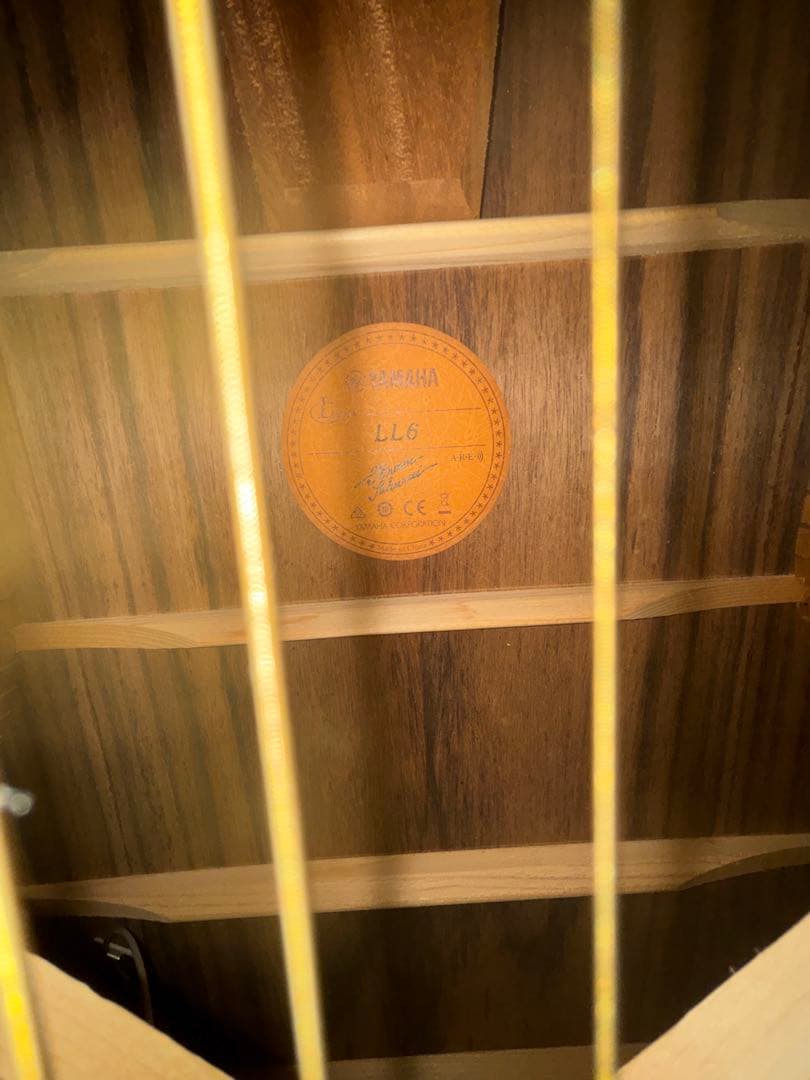 【美品】YAMAHA LL6 アコースティックギター ソフトケース付き