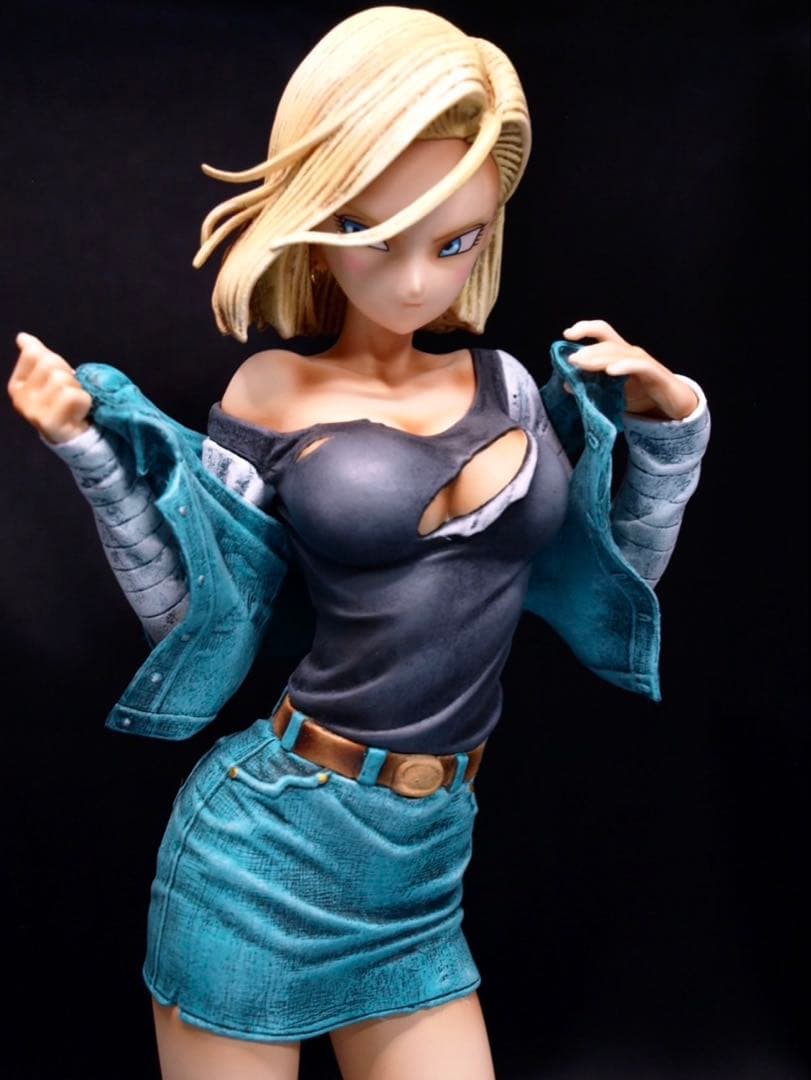 ドラゴンボール 人造人間18号 フィギュア リペイント グリッター&グラマラス
