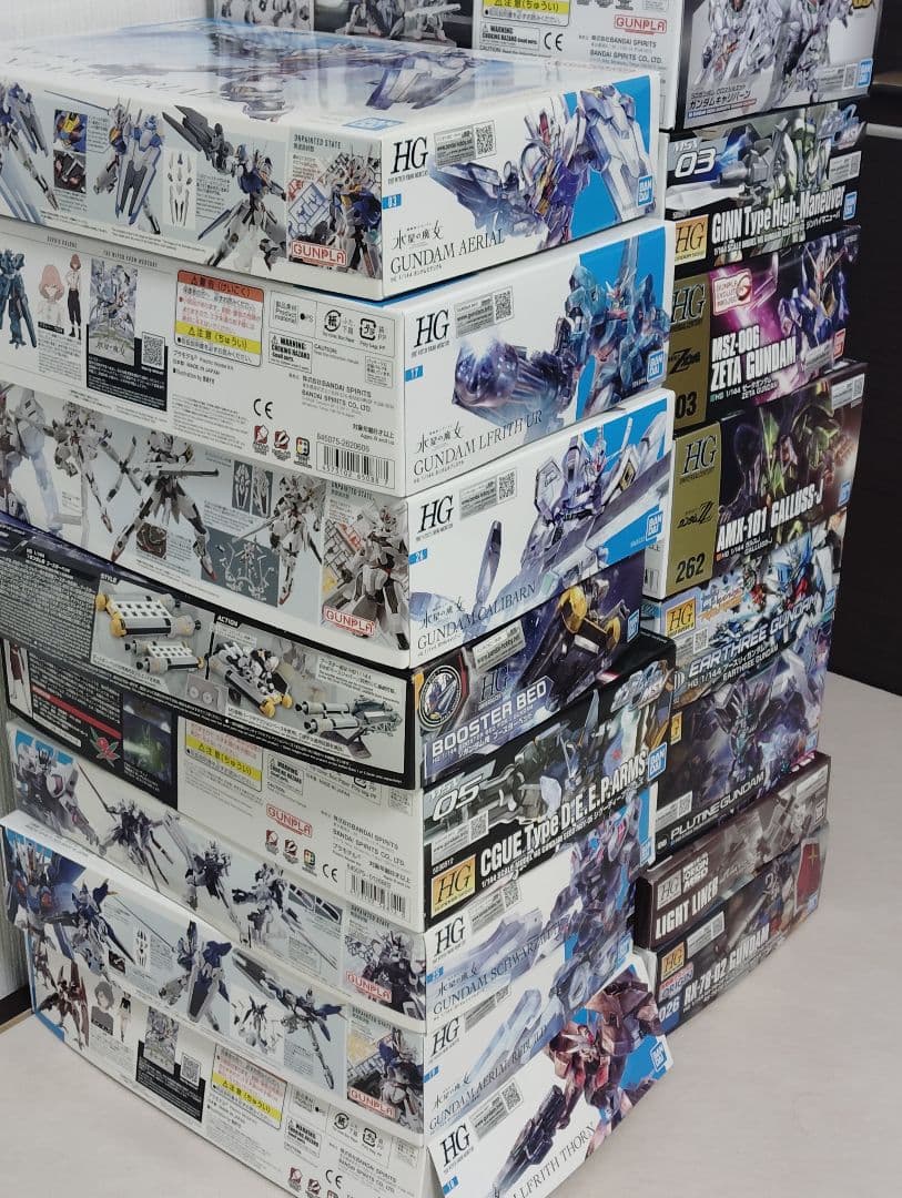 ガンプラHG等　未組立16点　旧定価より20%OFF
