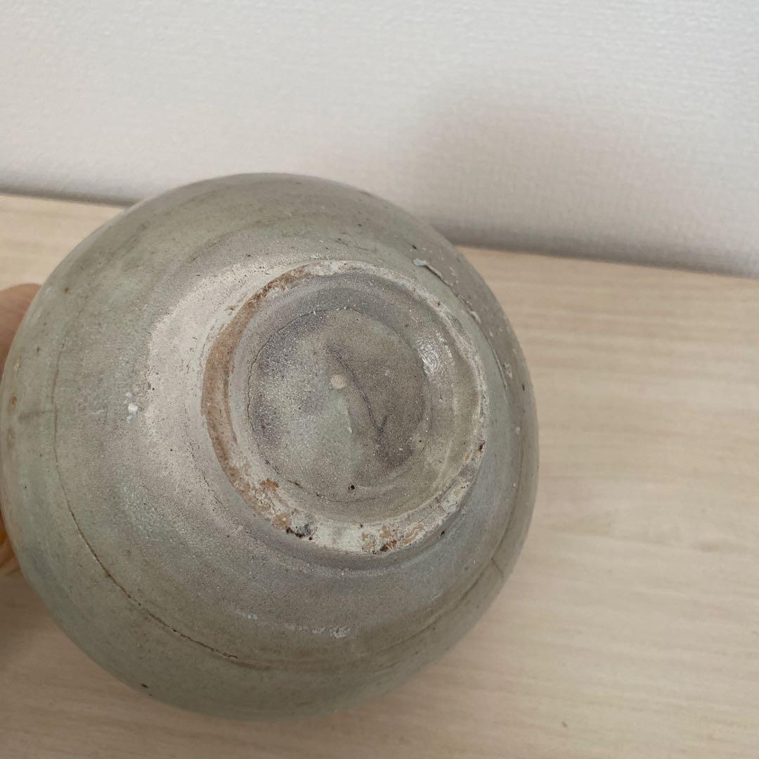 李朝 白磁 小壺 高さ11cm 花入