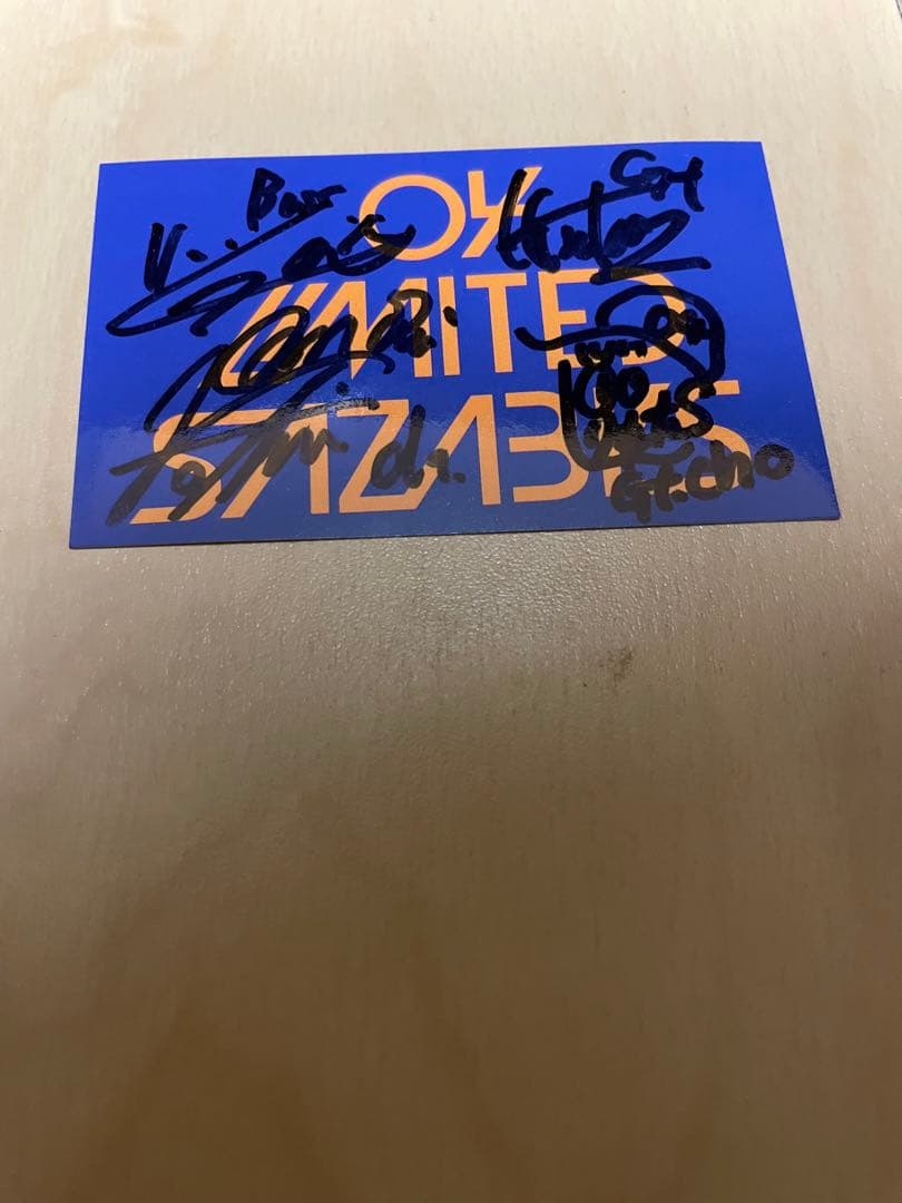 フォーリミ 04limitedSazabys サイン入りステッカー