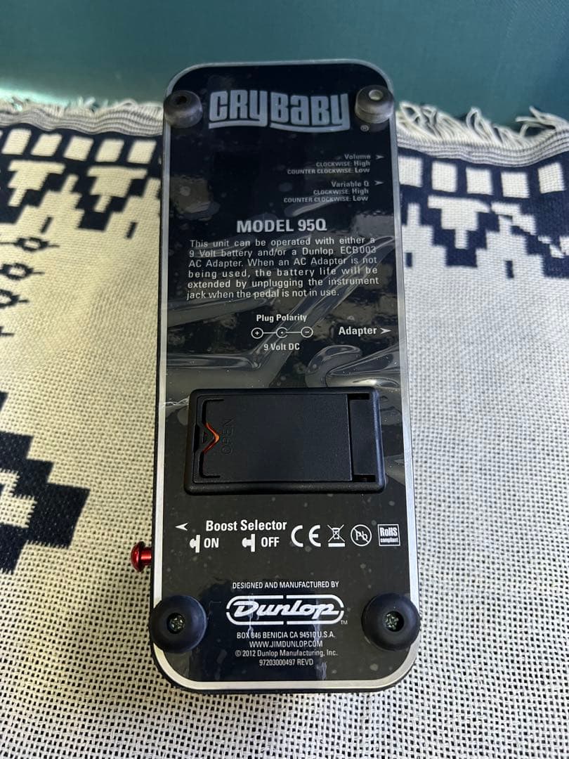 Dunlop CRYBABY MODEL GCB95Qワウペダル