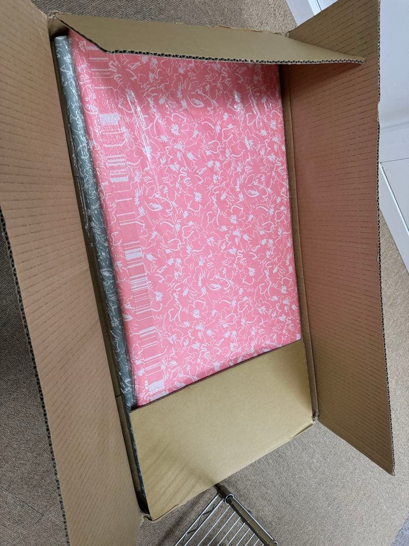 新品未開封★包装紙2色セット 百花 グリーン ピンク 四六全判 各100枚