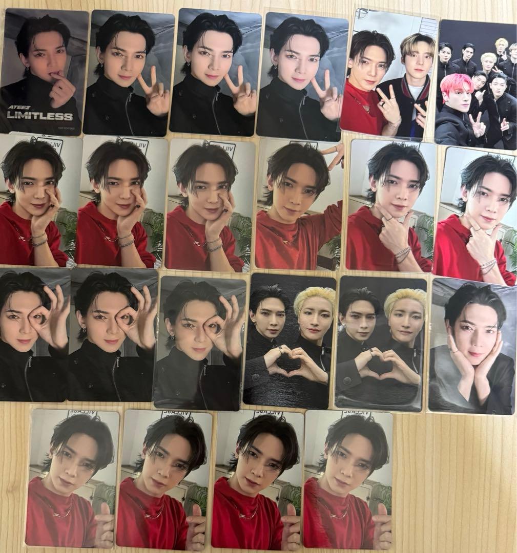 ateez ヨサン　トレカ　セット　5枚目まで写真あり