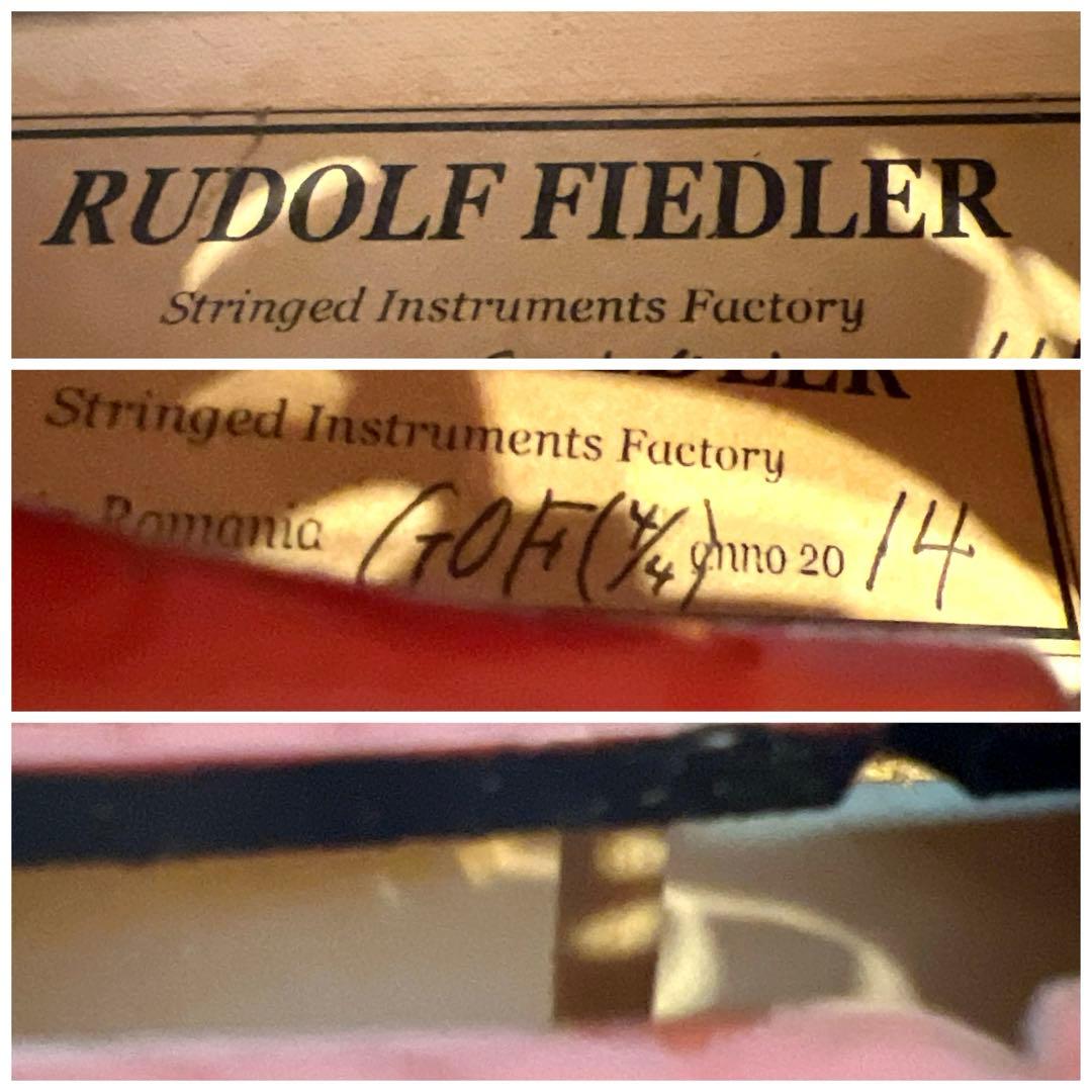 【未使用に近い】RUDOLF FIEDLER GOF 4/4 新品タグ付き