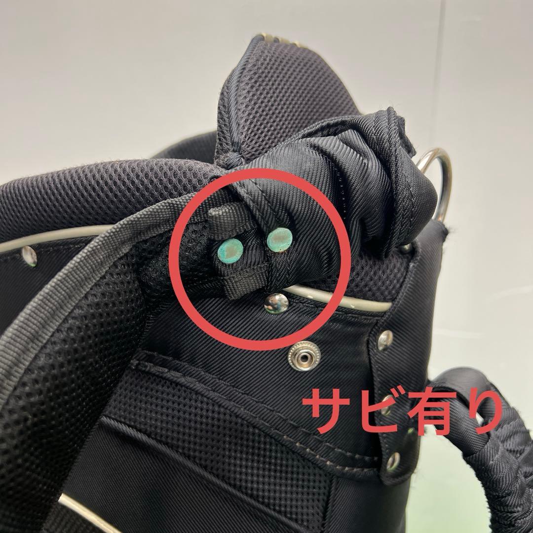 アディダス adidas ゴルフバッグ　8インチ　ブラック　中古品　メンズ