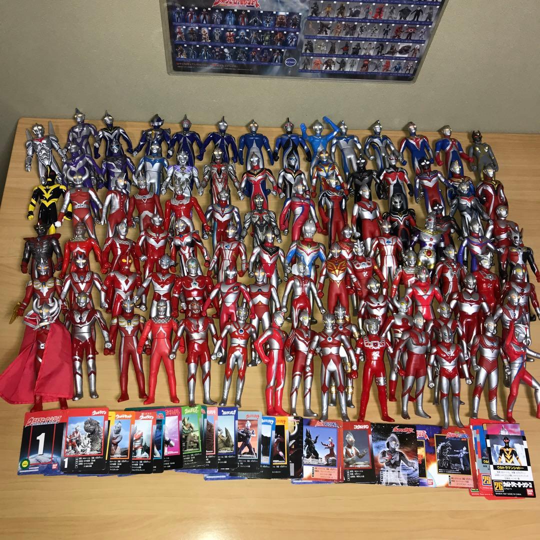 ウルトラマンソフビ　89体
