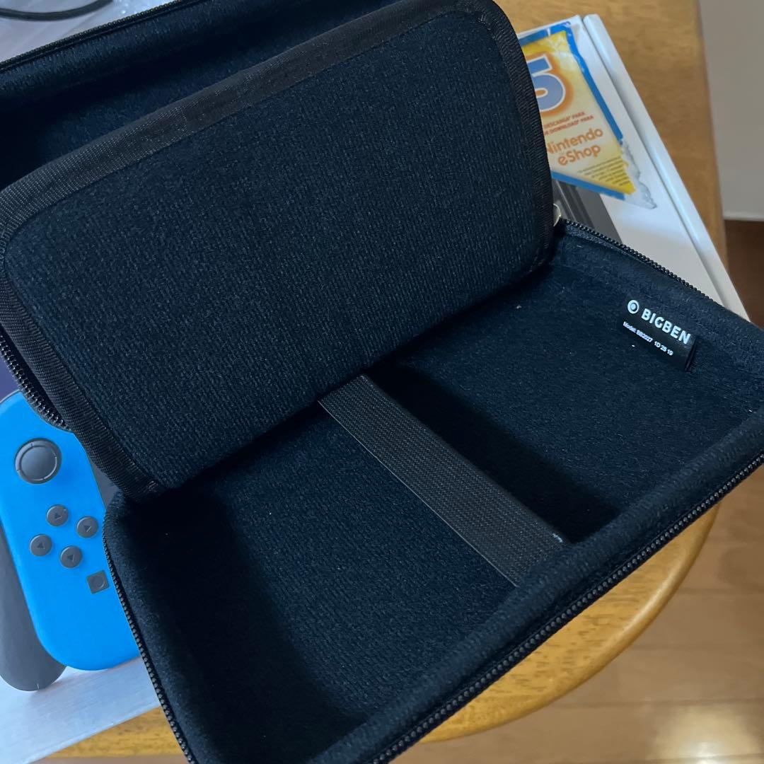 Nintendo Switch 本体 青/赤オリジナルボックスとトラベルケース