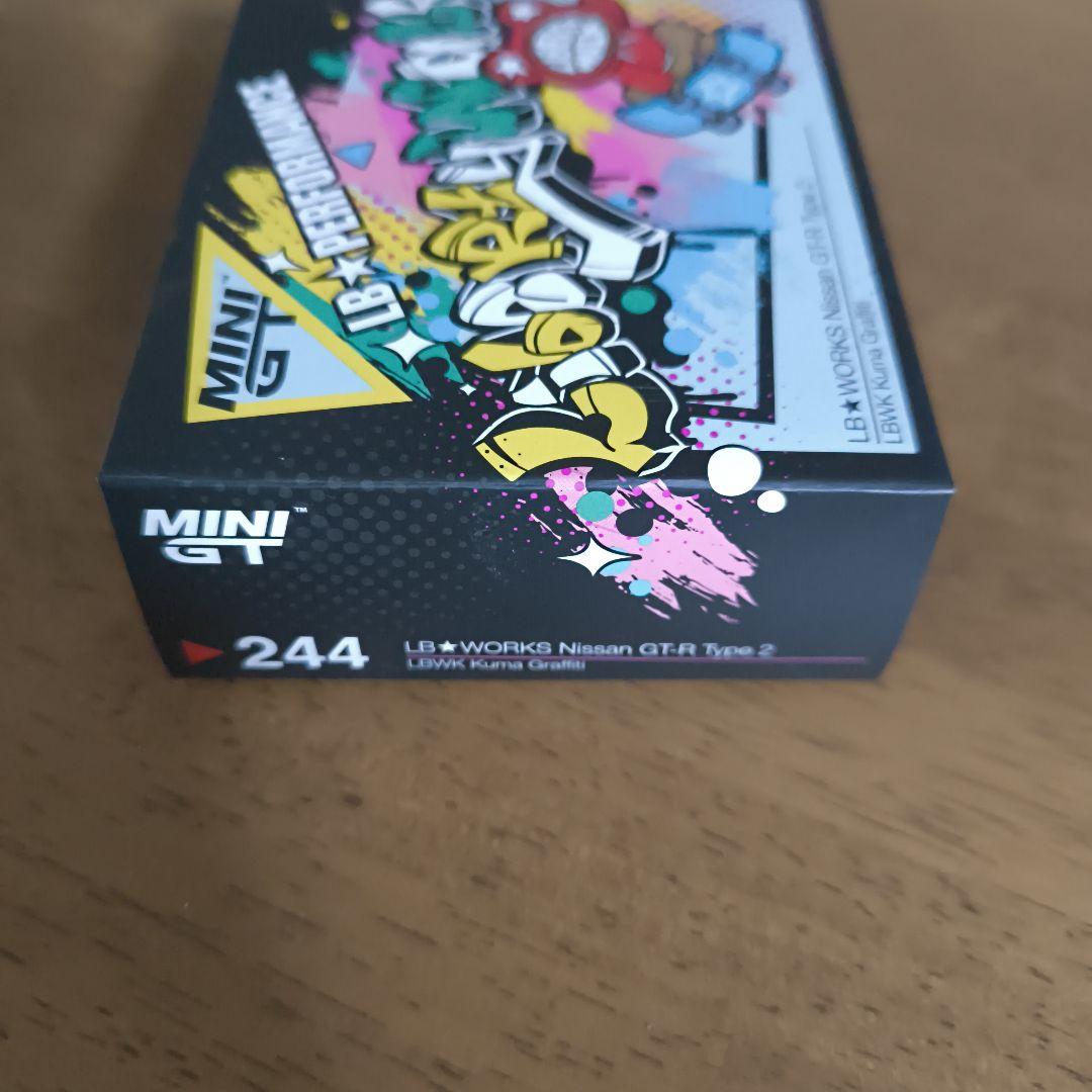 開封品★MINI GT 244 リバティーウォーク GT-R Kuma LBWK