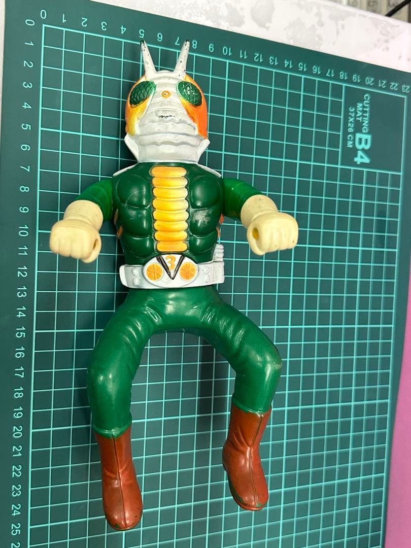 仮面ライダーV3★フィギュア★ソフビ★昭和レトロ★当時物★仮面ライダー