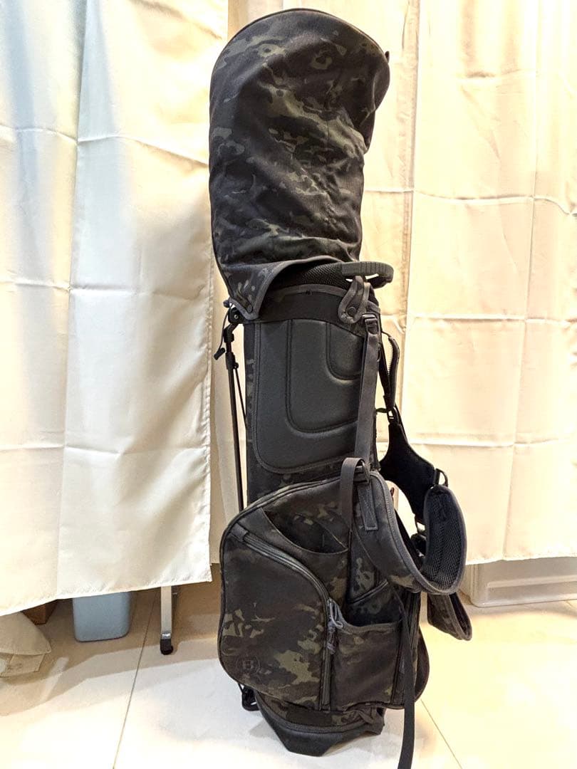 家電ーゴルフ好き　BRIEFING カモフラージュ キャディバック