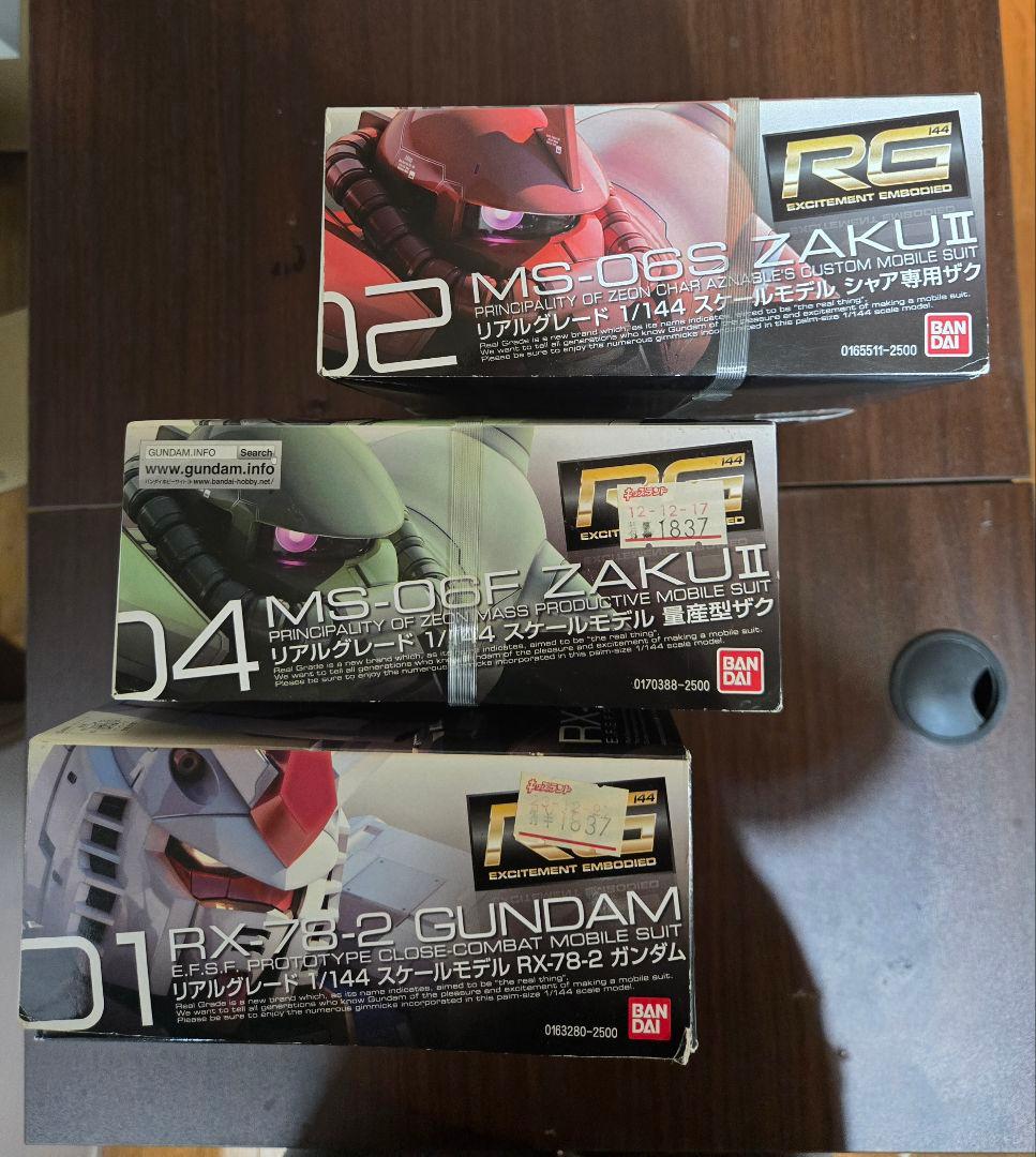 RG 1/144 30th MS06S MS06F RX-78　セット