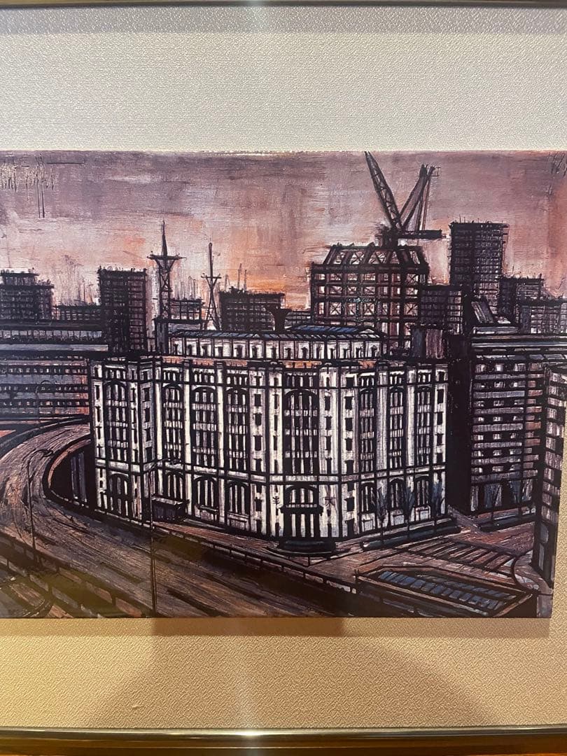 ベルナール・ブュッフェ　陶版　Bernard Buffet 箱あり