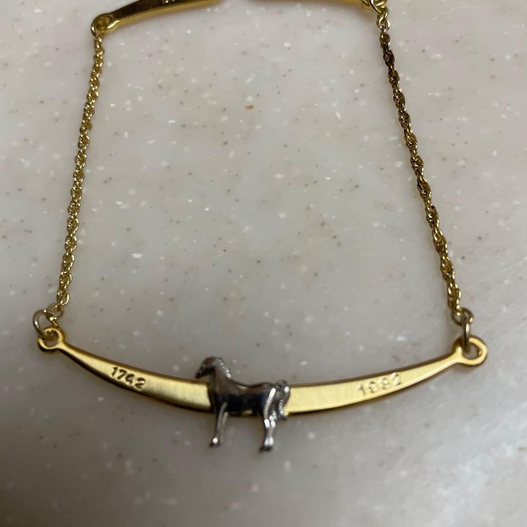 ホワイトホース ウィスキー ローガン ボトルチェーン 24K GP 刻印あり