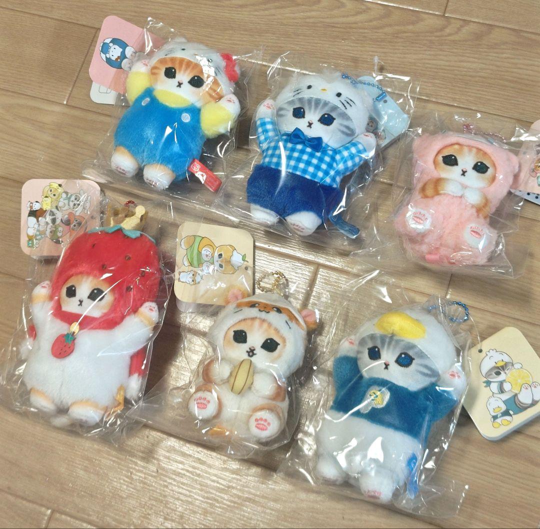 新品 モフサンド サンリオ マスコット ぬいぐるみ ぢゅの mofusand