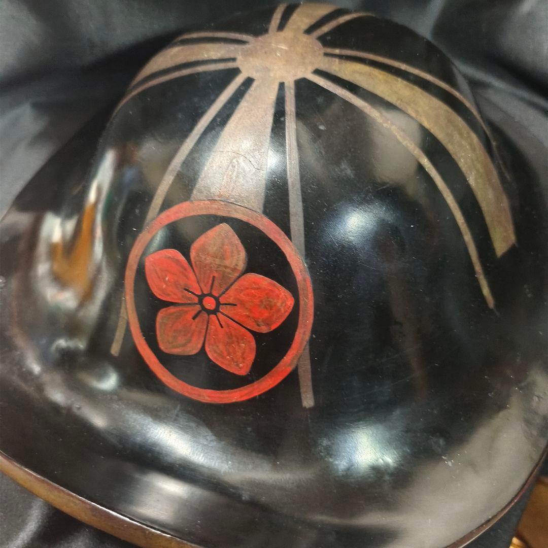 家紋付陣笠 本家 江戸骨董 時代物 漆塗り 古美術 旧家蔵出 蒐集家放出極上品