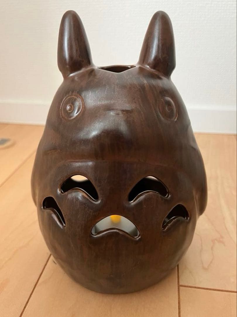 【新品】となりのトトロ　お香ポット　陶器製