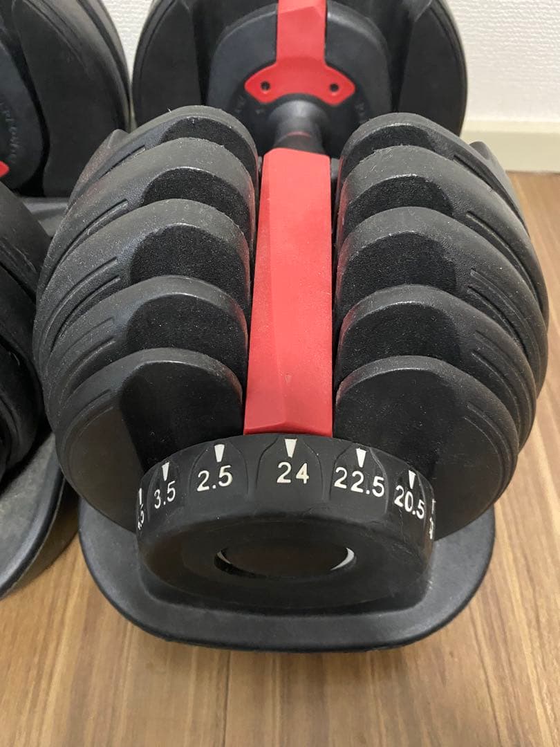 調整可能ダンベル （片方最大24.0kg）