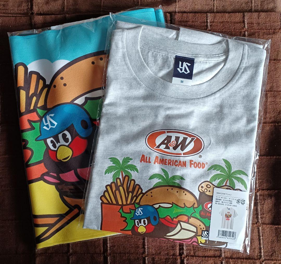 【2026】A&Wつば九郎コラボ Tシャツ & タオル & ショップバッグセット