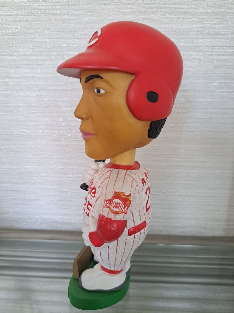 広島カープ/新井貴浩氏/置物/記念品/人形 首振り人形