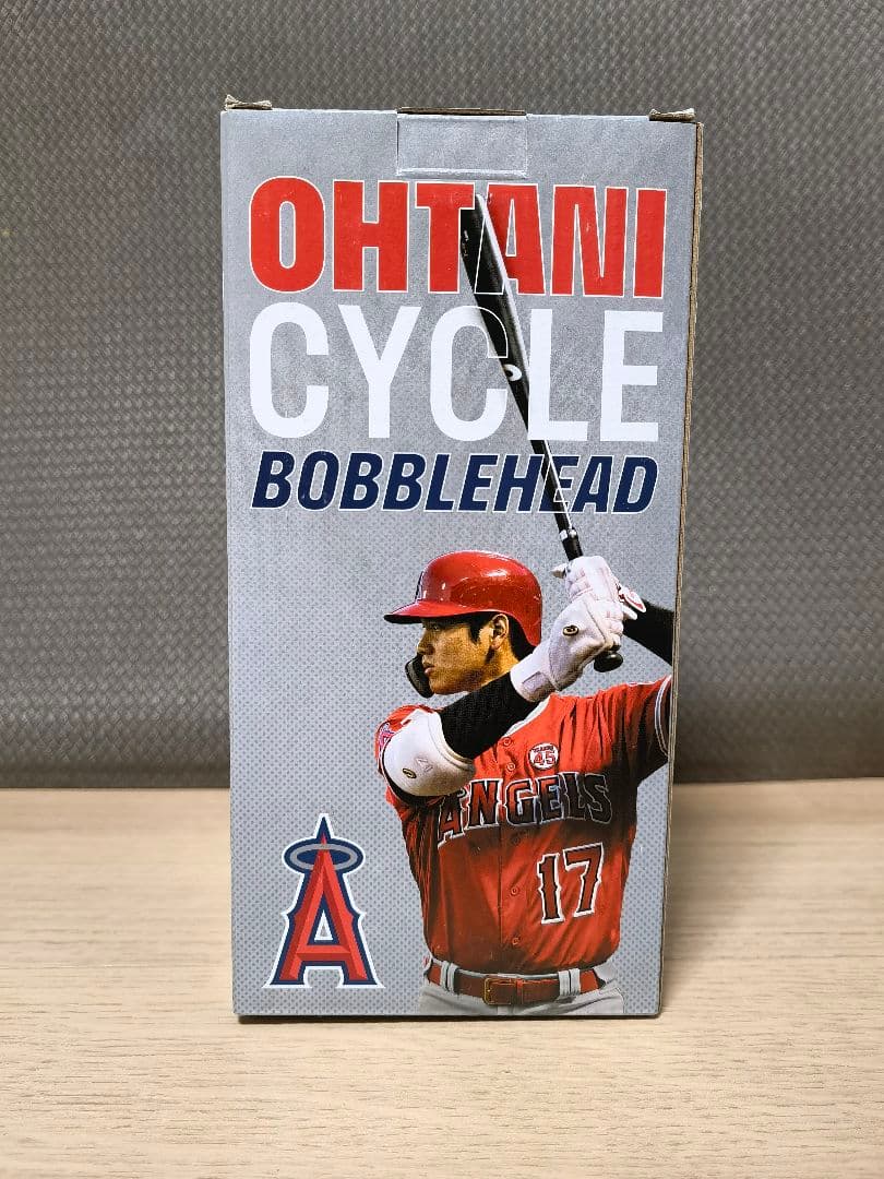 【新品未使用】大谷翔平 ボブルヘッド サイクルヒット達成　記念 ①
