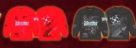 WANIMA BAMBOOM NIGHT メッシュ ロングスリーブ 赤 S～M