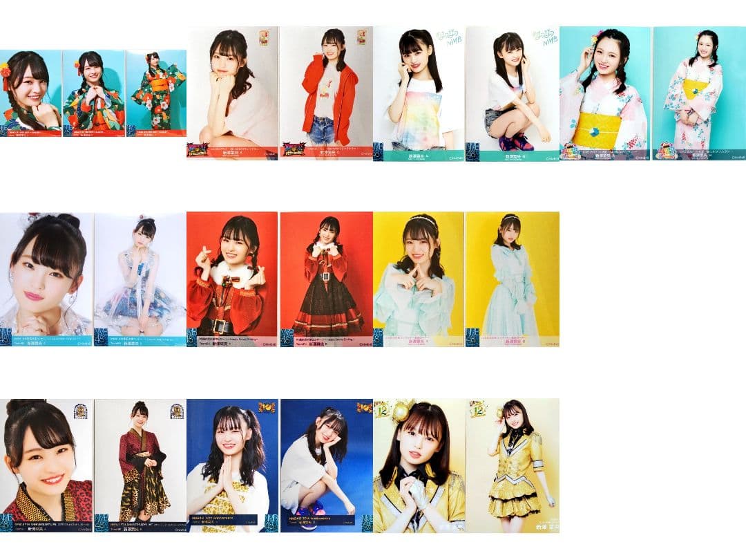 NMB48 新澤菜央 生写真 グッズセット