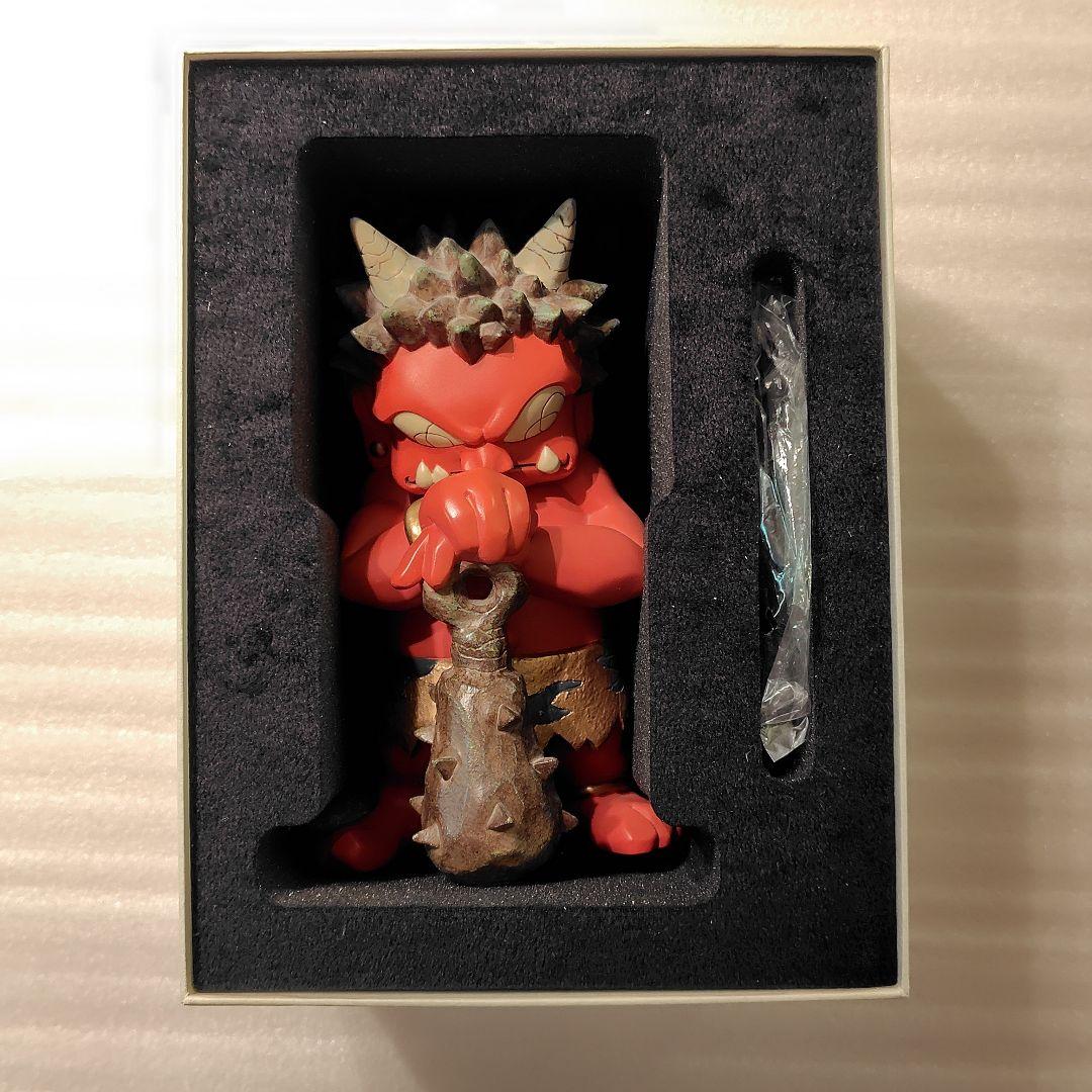 ☆未使用に近い　瀧下和之　完売作家　貴重『赤鬼フィギュア』ED 300