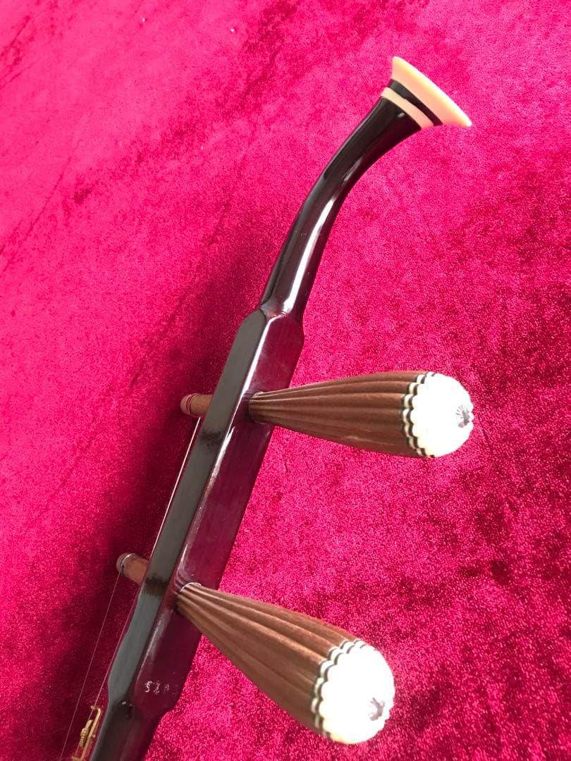 二胡★中古品★蛇本皮★必需品揃い★音など確認済み