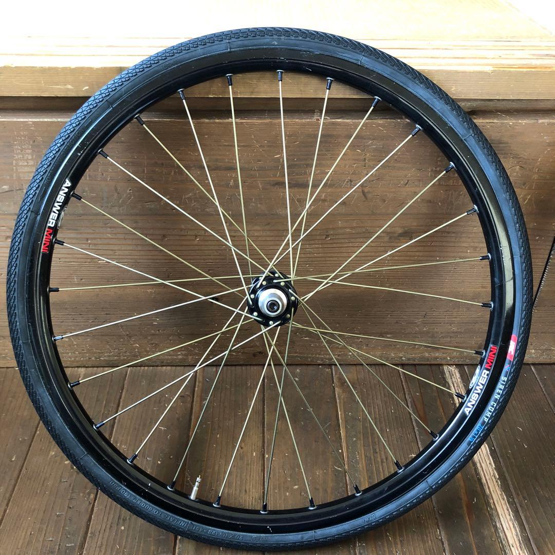 bmx レーサー　チタンホイールセット20*1-1/8