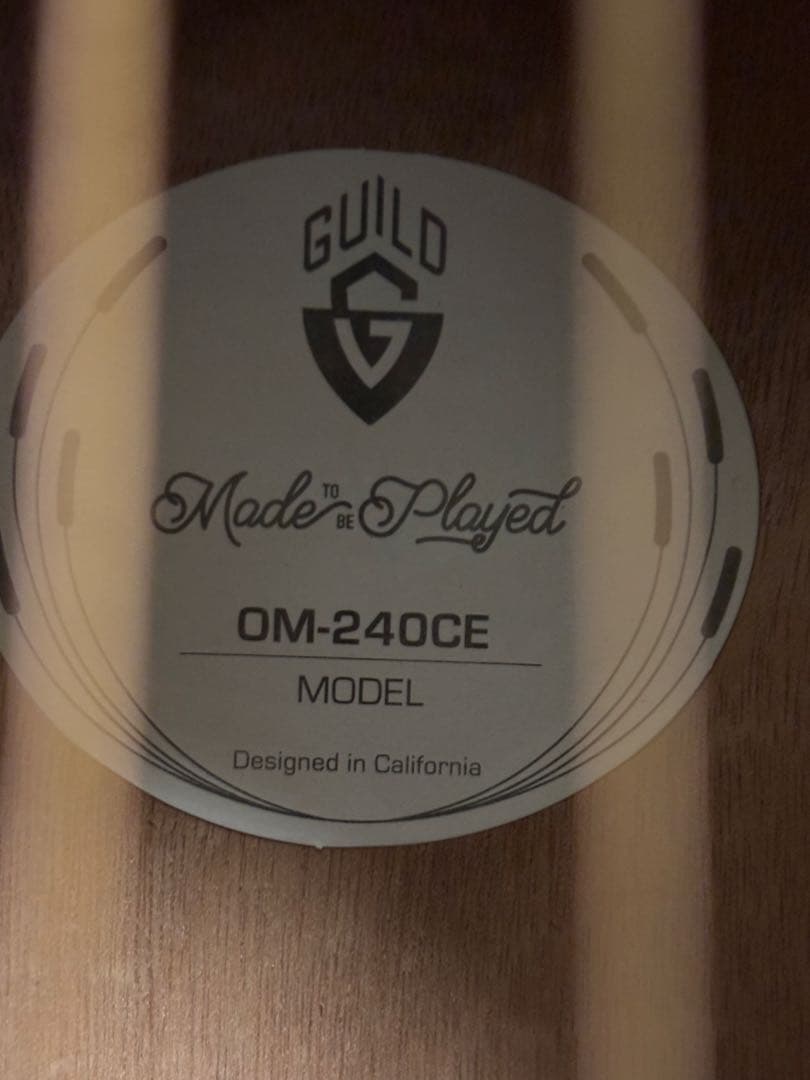 最終価格　GUILD OM-240CE NT