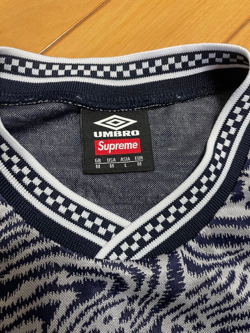 【美品】Supreme UMBRO jACQUARD SOCCER JERSEY