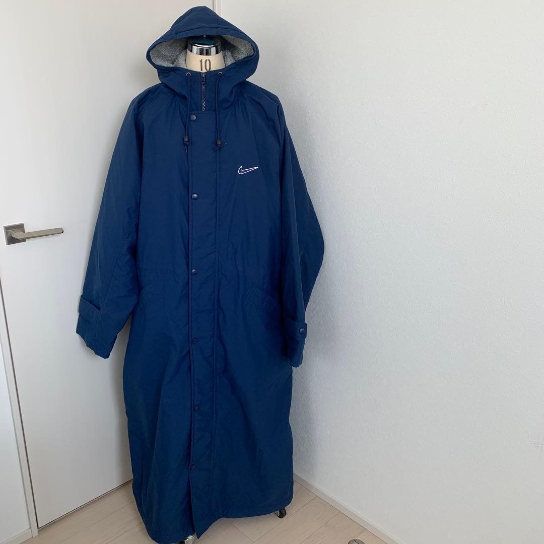 希少✨NIKE　ナイキ　ロングコート　アウター　ベンチコート　メンズ　XL